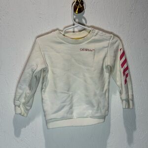 OFF WHITE SWEATSHIRT 9-12 months